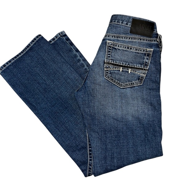 Ariat M7 Straight Leg Slim Fit Men’s Jeans 32/34 - Picture 4 of 5